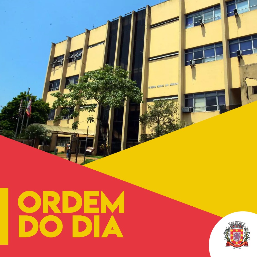 Ordem do dia - Sessão Ordinária 27-2024