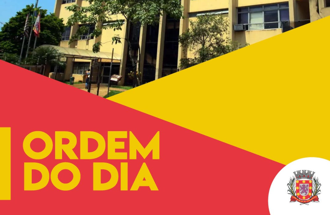 Ordem do dia - Sessão Ordinária 13-2024